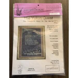 Northern Designs Cross Stitch Kit The Yukon Quest